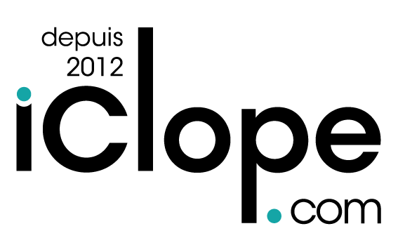 Logo iClope actuel, version noire