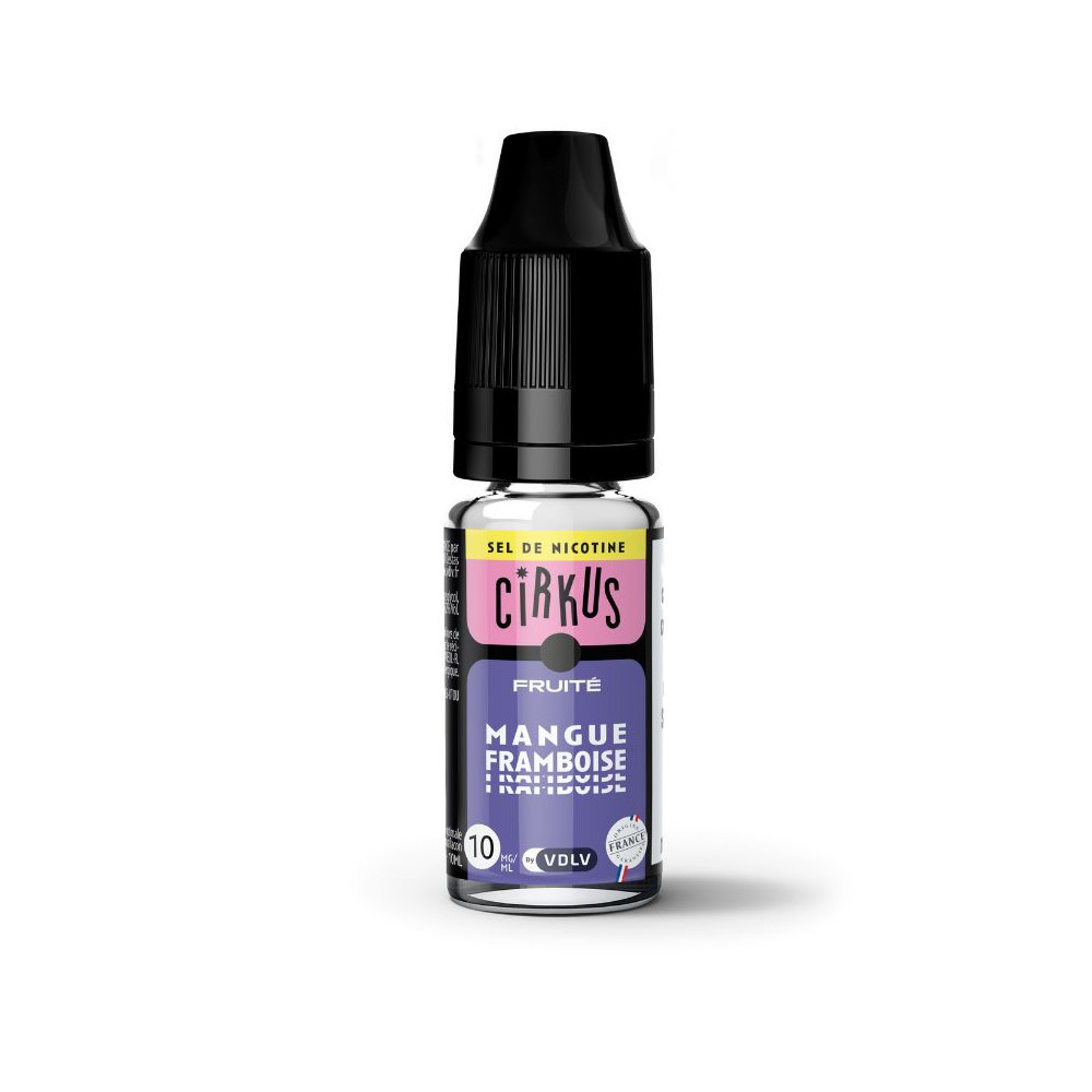 Flacon Mangue Framboise sel de nicotine VDLV